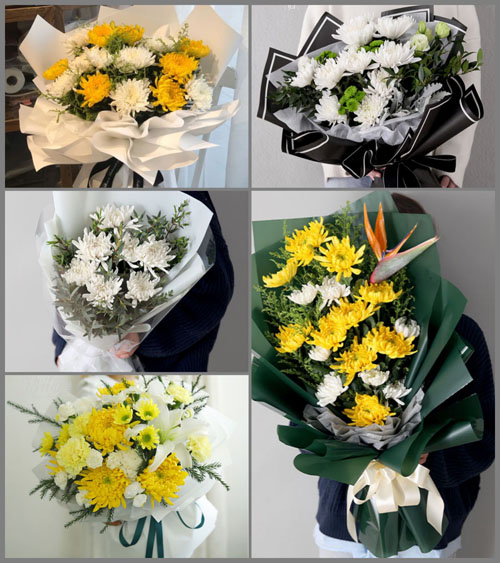 湖南永州祁阳县观音滩镇白事花束代送